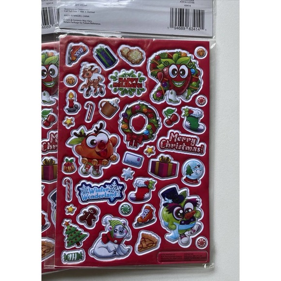 Scentos Scented Stickers Glitter & Metallic Christmas Lot of 4 Packs 2021 - Picture 4 of 4